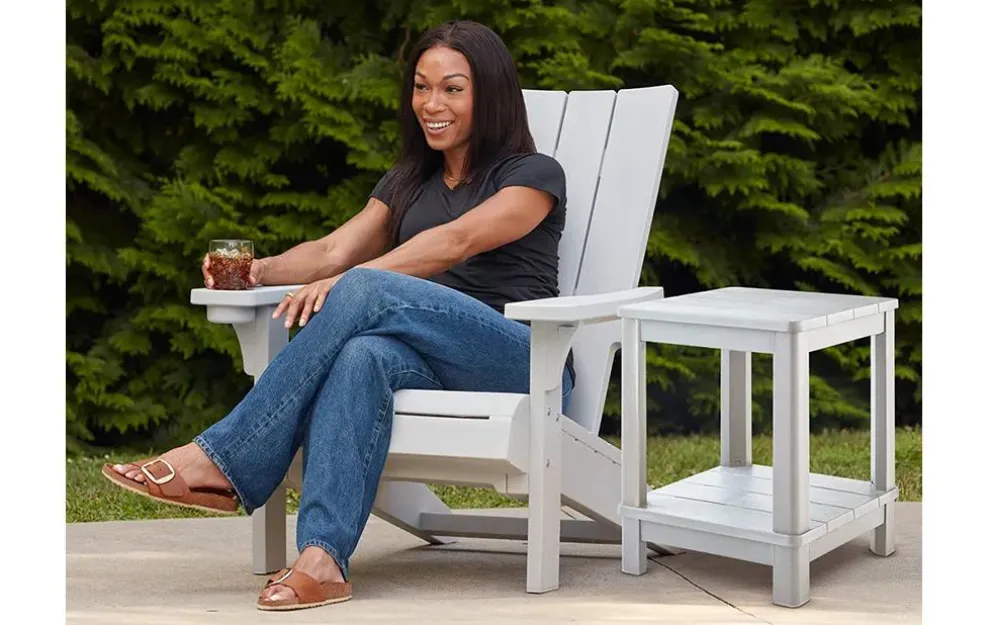 Modern Adirondack Chair - White