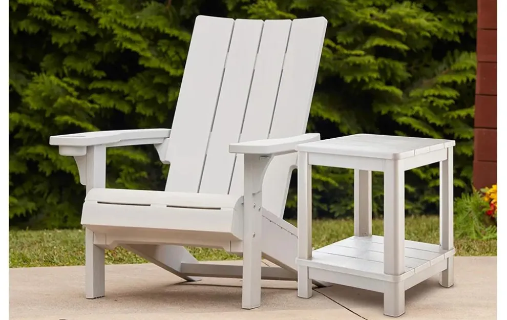 Modern Adirondack Chair - White