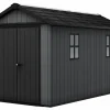 Newton Plus 7.5x13 Storage Shed - Graphite