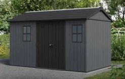 Newton Plus 7.5x13 Storage Shed - Graphite