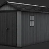 Newton Plus 7.5x15 Storage Shed - Graphite