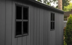 Newton Plus 7.5x15 Storage Shed - Graphite