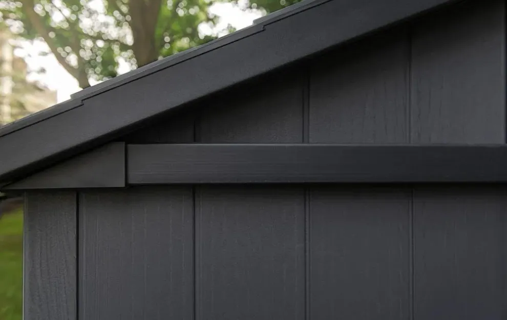 Newton Plus 7.5x15 Storage Shed - Graphite