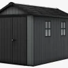 Newton Plus 7.5x11 Storage Shed - Graphite