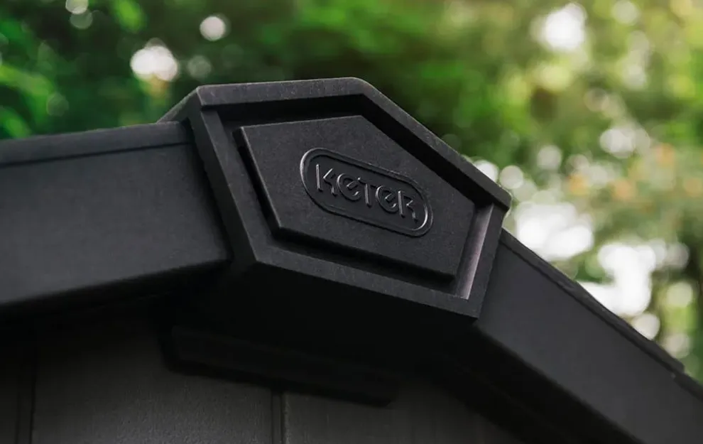 Newton Plus 7.5x11 Storage Shed - Graphite