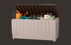 Novel 90 Gallon Deck Box - Brown