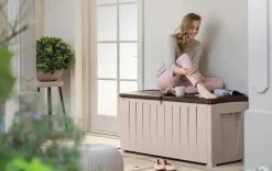 Novel 90 Gallon Deck Box - Brown