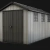Oakland 7.5x15 Storage Shed - Grey