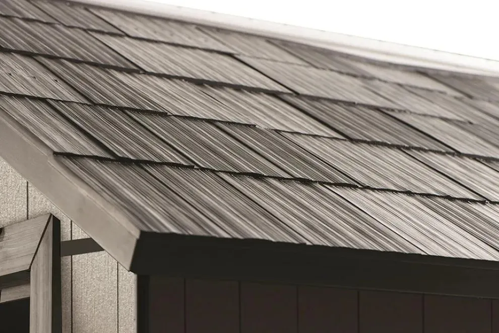 Oakland 7.5x15 Storage Shed - Grey