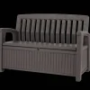 Patio 60 Gallon Outdoor Storage Bench - Brown