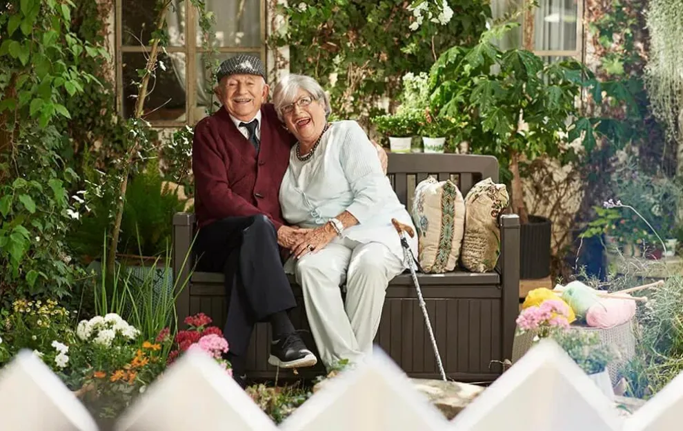 Patio 60 Gallon Outdoor Storage Bench - Brown