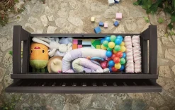 Patio 60 Gallon Outdoor Storage Bench - Brown