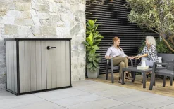 Patio Store Storage Shed - Grey