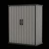 Premier Tall Storage Shed - Grey