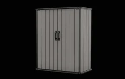 Premier Tall Storage Shed - Grey