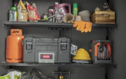 Premier Tall Storage Shed - Grey