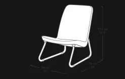 Rio 3-Piece Patio Seating Set - Graphite