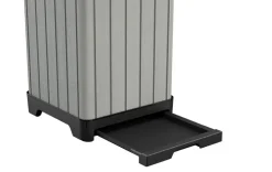 Rockford Outdoor Trash Can - Grey