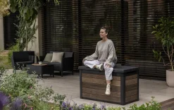 Signature 100 Gallon Deck Box - Walnut Brown