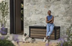 Signature 120 Gallon Deck Box - Walnut Brown