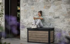 Signature 100 Gallon Deck Box - Ashwood Brown