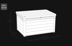 Signature 100 Gallon Deck Box - Ashwood Brown
