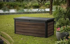 Signature 150 Gallon Deck Box - Rosewood Brown