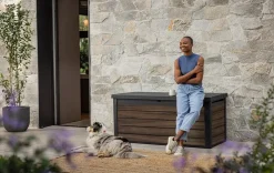 Signature 150 Gallon Deck Box - Rosewood Brown