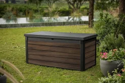 Signature 150 Gallon Deck Box - Rosewood Brown