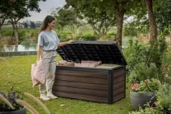 Signature 150 Gallon Deck Box - Rosewood Brown