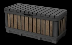 Signature 92 Gallon Deck Box - Walnut Brown