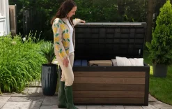 Signature 150 Gallon Deck Box - Walnut Brown