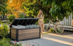 Signature 165 Gallon Deck Box - Walnut Brown