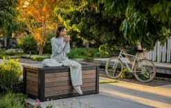 Signature 165 Gallon Deck Box - Walnut Brown