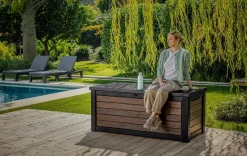 Signature 165 Gallon Deck Box - Walnut Brown