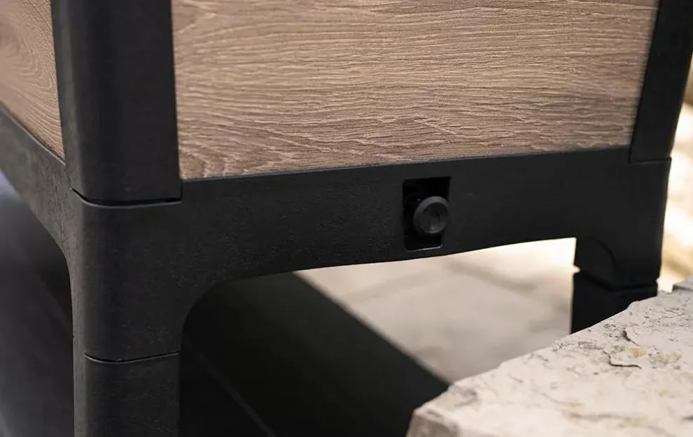 Signature 29 Gallon Elevated Garden Bed - Ashwood Brown