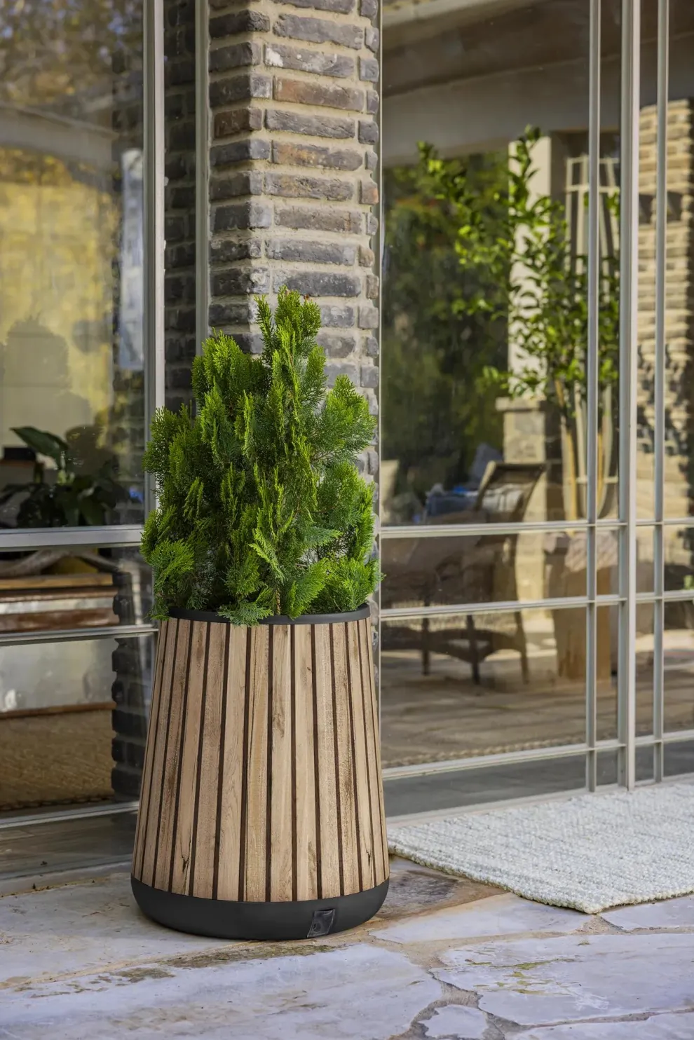 Signature Conical Planter - Pine Brown