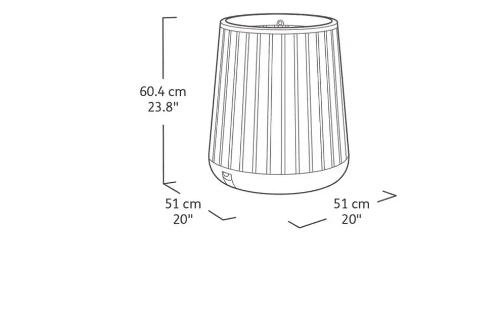 Signature Conical Planter - Pine Brown