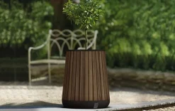 Signature Conical Planter - Rosewood Brown