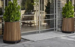 Signature Conical Planter - Rosewood Brown