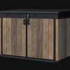 Signature Horizontal Storage Shed - Walnut Brown