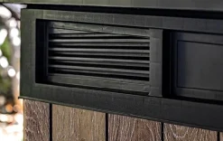 Signature Horizontal Storage Shed - Walnut Brown