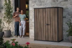 Signature Vertical Storage Shed - Rosewood Brown