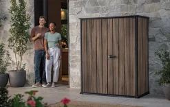 Signature Vertical Storage Shed - Rosewood Brown