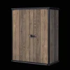 Signature Vertical Storage Shed - Walnut Brown