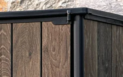 Signature Vertical Storage Shed - Walnut Brown