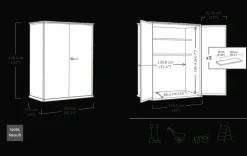 Signature Vertical Storage Shed - Walnut Brown