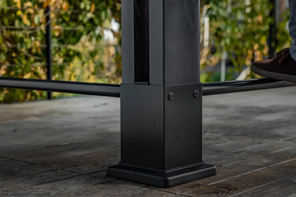 Signature 8x6.5 Grill Gazebo - Ashwood Brown