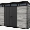 Signature 11x7 Storage Shed - Storm Grey