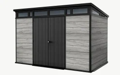 Signature 11x7 Storage Shed - Storm Grey
